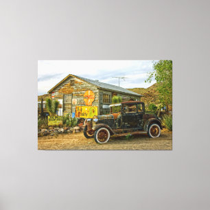 300 Miles of Desert Ahead Canvas Print