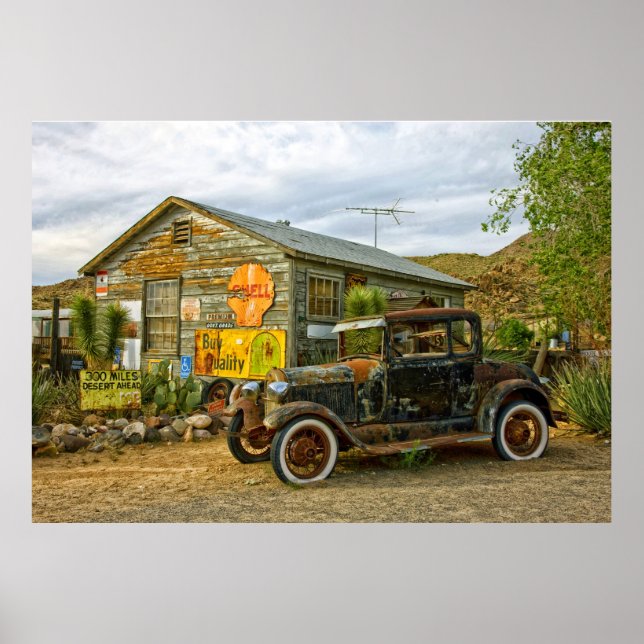 300 Miles of Desert Ahead Print (Front)