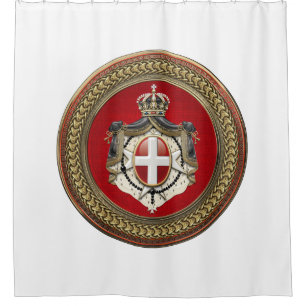 [300] Order of Malta - SMOM Coat of Arms Shower Curtain