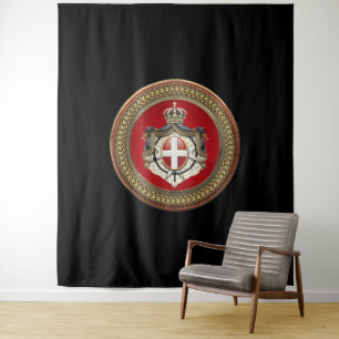 [300] Order of Malta - SMOM Coat of Arms Tapestry