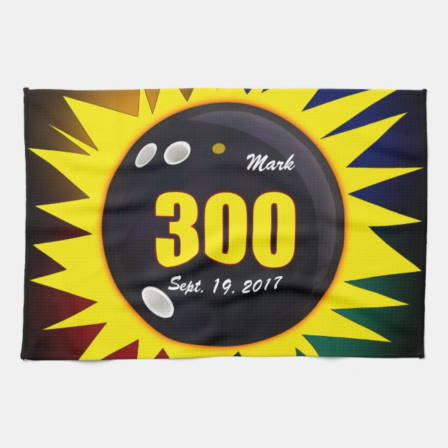 300 Perfect Game Custom Towel (Horizontal)