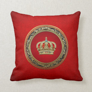 [300] Prince-Princess King-Queen Crown [Belg.Gold] Cushion