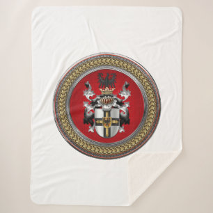 [300] Teutonic Order Coat of Arms Sherpa Blanket