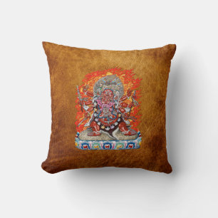 [300] Tibetan Thangka  - Wrathful Deity Hayagriva Cushion