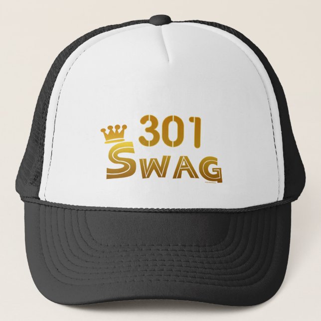 301 Maryland Swag Trucker Hat (Front)