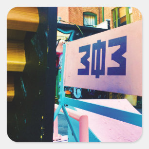 303 colfax colorado alley square sticker