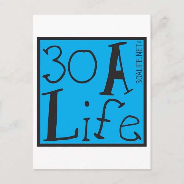 30 A LIFE POSTCARD (Front)