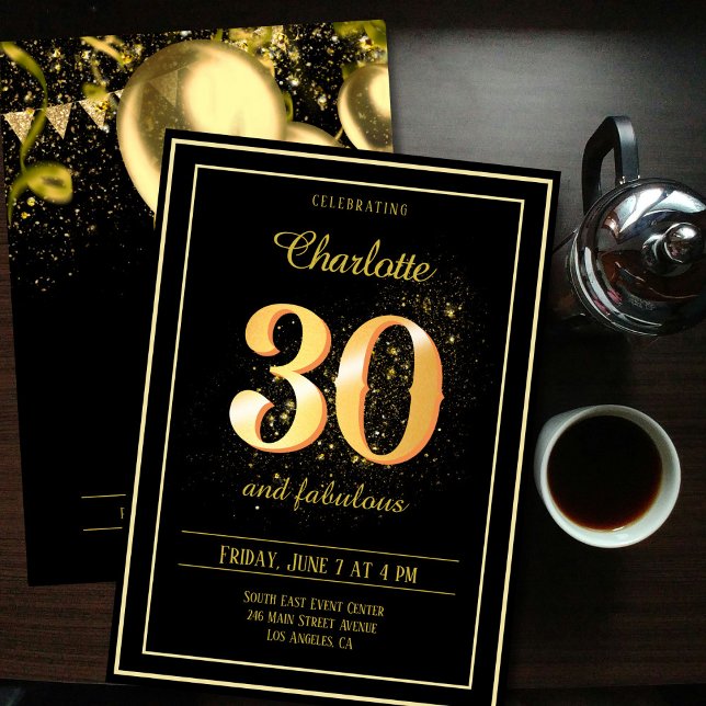 30 and Fabulous Birthday Invitation (Creator Uploaded)