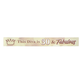 30 and Fabulous Satin Ribbon