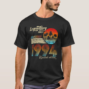 30. Birthday 30 Legendary Since January 1993 Gift T-Shirt