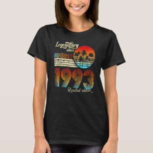 30. Birthday Legendary Since August 1993 T-Shirt
