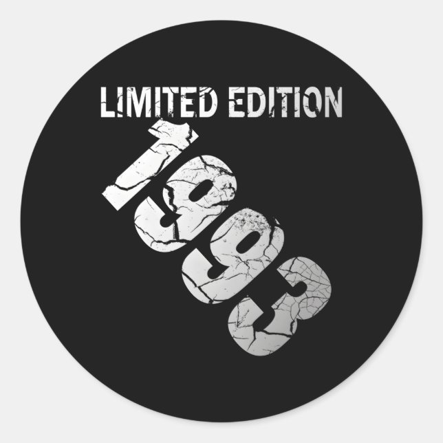 30 CLASSIC ROUND STICKER (Front)