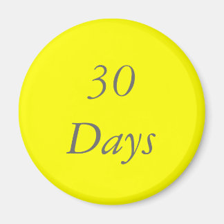 30 Day Chip Magnet