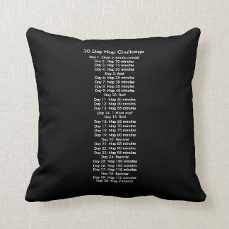 30-Day Nap Challenge Pillow