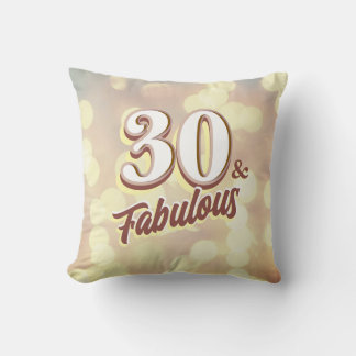 30 & Fabulous Cushion