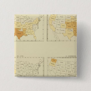 30 Interstate migration 1890 TXWV 15 Cm Square Badge