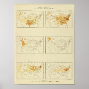 30 Interstate migration 1890 TXWV Poster