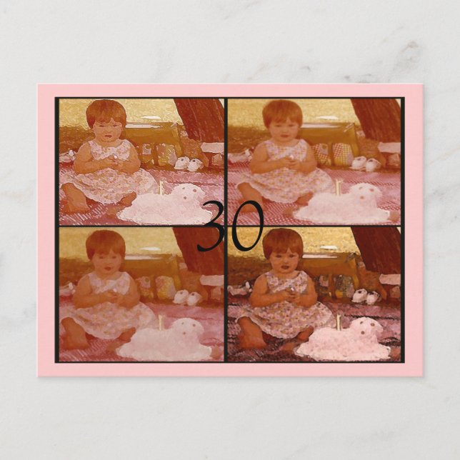 30 INVITATION POSTCARD (Front)