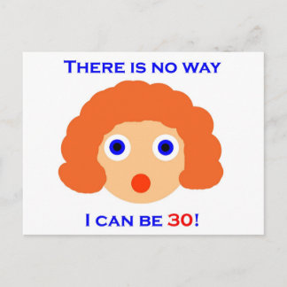 30 There is no way Postcard