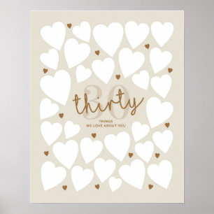 30 Things We Love About You Poster