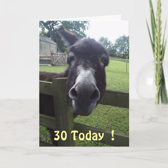 30 Today! Card (Front)