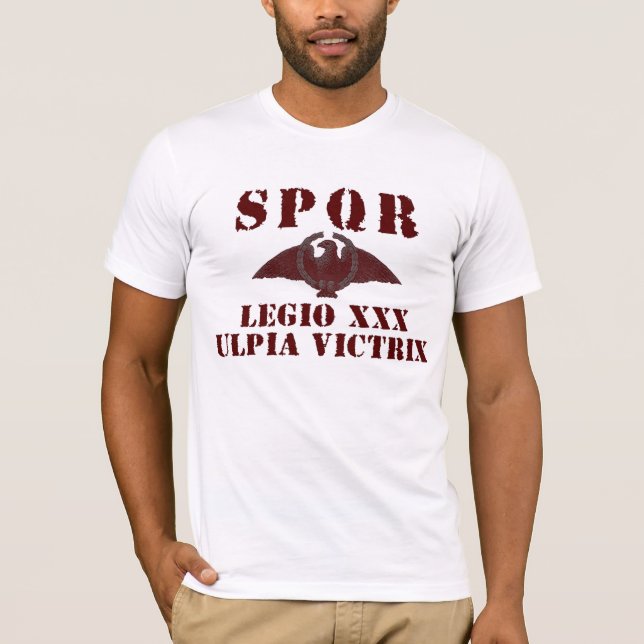30 Trajan's 30th Victorious Legion - Roman Eagle T-Shirt (Front)
