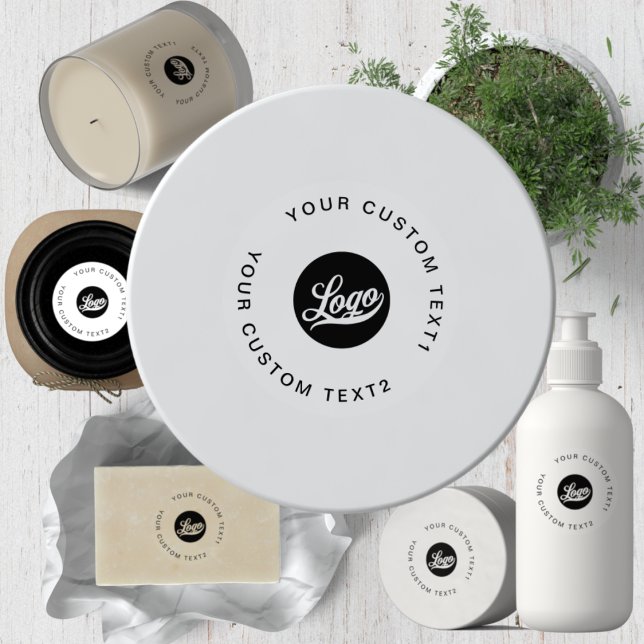 30 White or Clear 1.1" Waterproof Cosmetic Logo (Creator Uploaded)