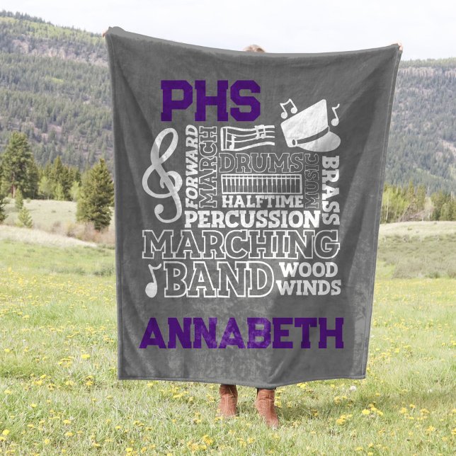 30"x40" School Band Stadium Fleece Blanket (Creator Uploaded)