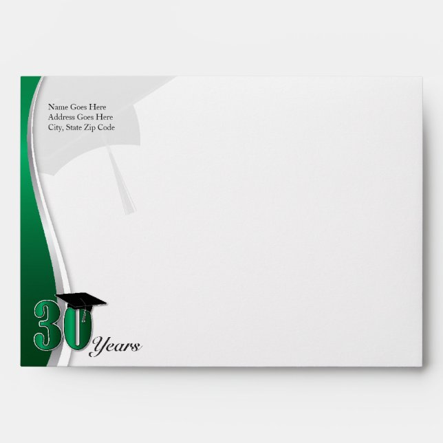 30 Year Class Reunion Envelope (Front)