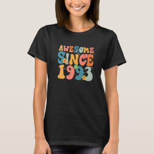 30 Year Old Awesome Since 1993 30th Birthday Girl T-Shirt