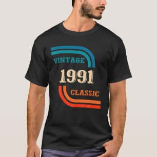 30 Year Old Awesome Since Vintage 1991 30Th Birthd T-Shirt