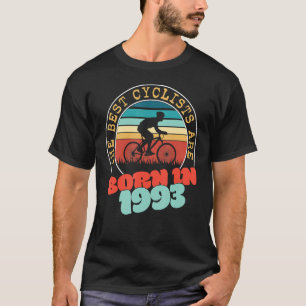 30 Year Old Cyclist Born in 1993 30th Birthday Cy T-Shirt