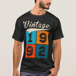 30 Year Old  For Men Women On Birthday Vintage 199 T-Shirt