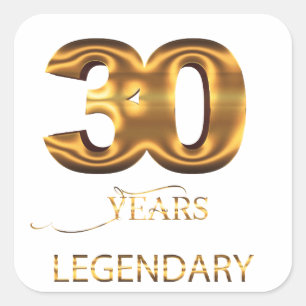 30 years legendary sticker