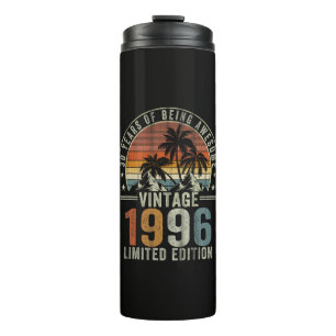 30 Years Of Being Awesome Vintage 1996 Thermal Tumbler