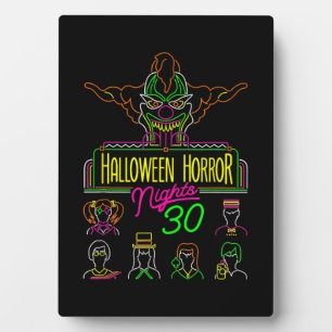 30 Years of Halloween Horror Nights Plaque