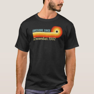30 Years Old Awesome Since December 1992 Retro 30t T-Shirt