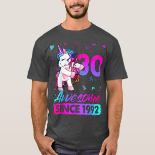 30 Years Old Unicorn Flossing 30th Birthday Unicor T-Shirt