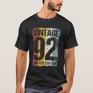 30 Years Old Vintage 1992 30Th Birthday Decoration T-Shirt