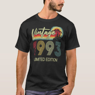 30 Years Old Vintage 1993  Made In 1993 30th Birth T-Shirt
