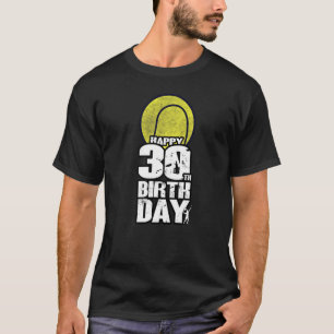 30 Years Old Vintage Tennis 30th Birthday T-Shirt