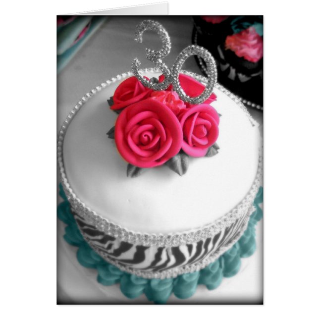 30 Zebra Stripe Cake (Front)