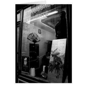 30ter Rue Gassendi Paris Black White Card