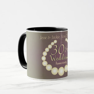 30th/12th Pearl Anniversary  Mug