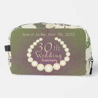 30th/12th Pearl Anniversary Print Cut Sew Bag