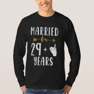 30th 30 Year Wedding Anniversary  Married Husband  T-Shirt