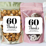 30th 40th 50th 60th 70th 80th Birthday Party Favou<br><div class="desc">30th 40th 50th 60th 70th 80th Birthday Party Favour Square Sticker</div>
