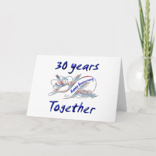 30th. Anniversary Card