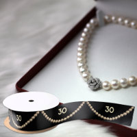 30th Anniversary / Chic Birthday Pearls - number