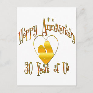 30th. Anniversary Postcard